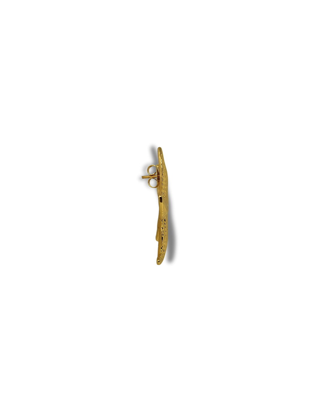 Febae Basics - Goldener Seestern-Ohrring