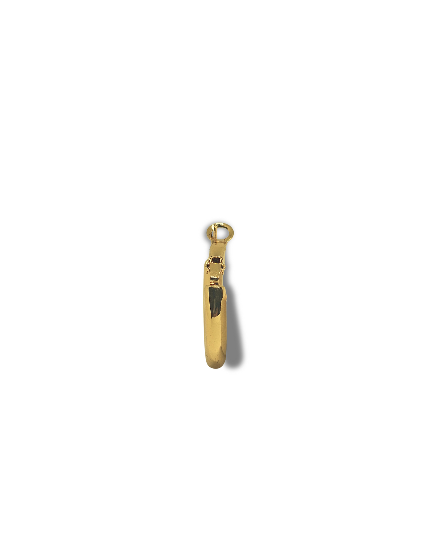 Febae Basics – Goldene Creolen mit kleinem Kreis