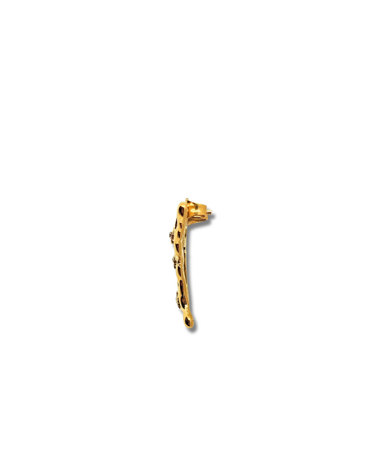 Febae Premium - Goldene Ohrringe mit Schmetterlingsflügeln
