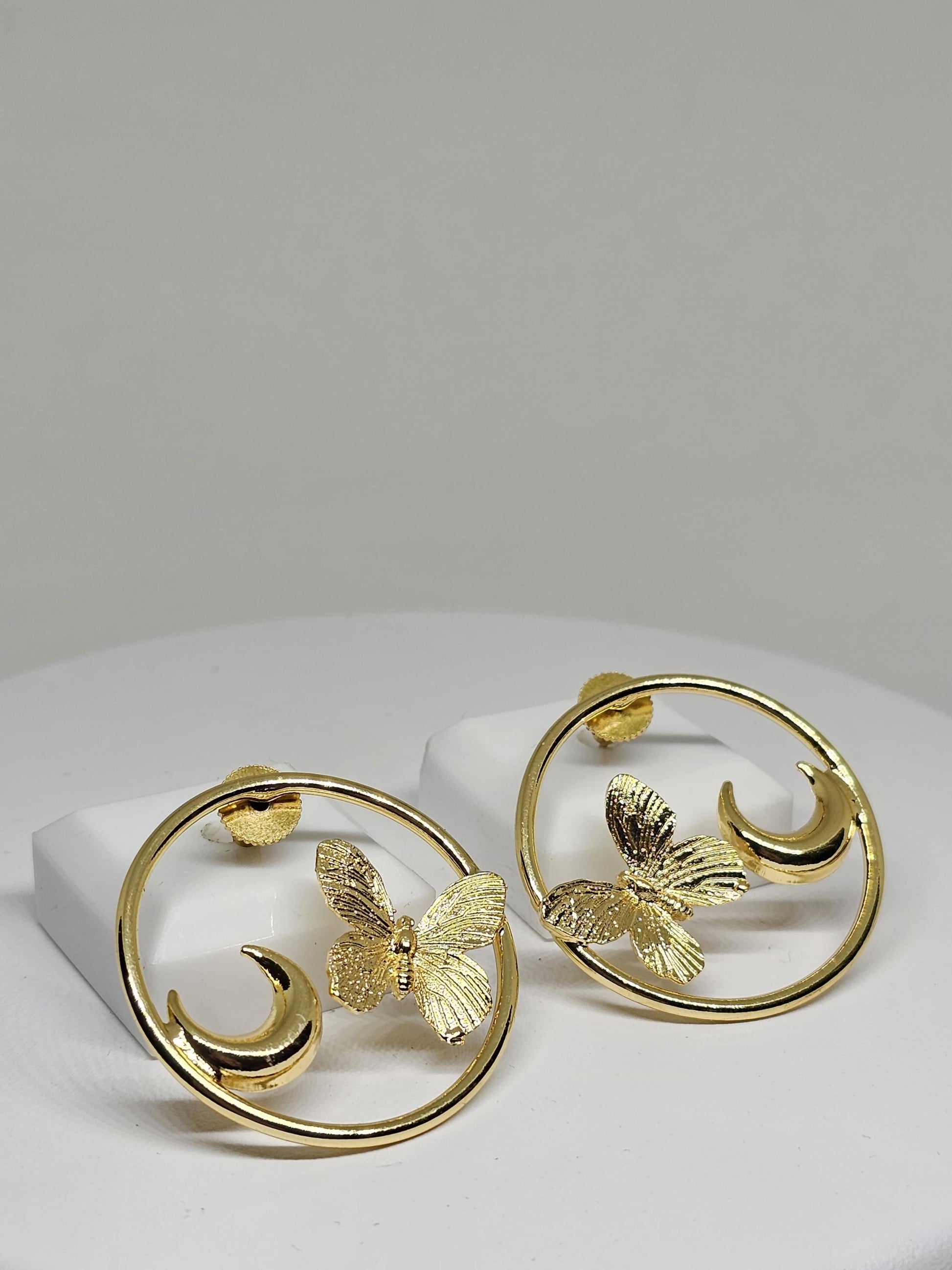 Celestial-inspired statement earrings
