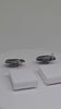 OXIDISED SILVER EARRINGS with Round Textured Design, Donut Shape - Unique Handcrafted Jewelry for Women, Indian modern Accessories for Girls