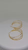 MINMALIST HOOP EARRINGS - Women Hoop Earrings, Handmade Brass Earrings, Modern Jewelry, Artistic Earrings, Aesthetic Earrings, Earrings Gift