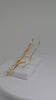 Minimalist Gold Pearl Drop Earrings - Teardrop Hook Earrings for Women - Modern Lightweight Bridal Jewelry - Brass Accessories for Women