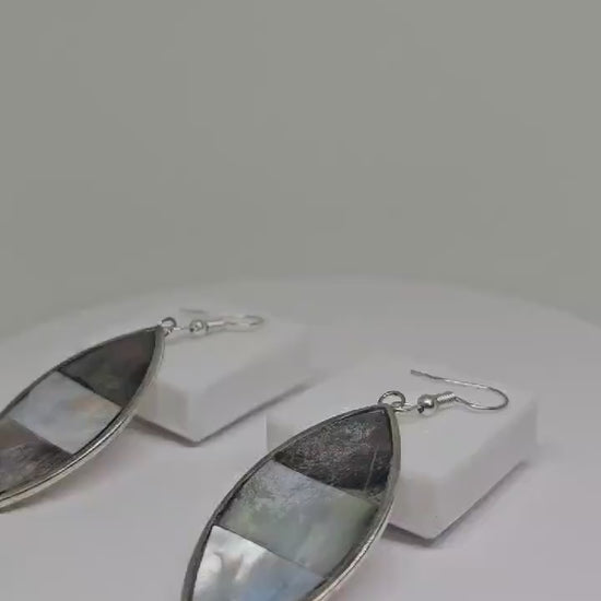 EYE EARRINGS SILVER - Handmade Earrings, Dangle Drop Earrings, Modern Earrings, Custom Earrings for Her, Designer Earrings, Fashion Earrings