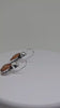 Elegant White Earrings Peach Carved Stone Oxidised Silver - Handcrafted Jewelry with Pearl Modern Design, Perfect for Women and Gift for Her