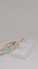 Gold-Plated Brass Earrings with  Blue or Peach color Monalisa Stone & Pearls – Ethnic Indian Earrings for Women , Gift Ideas for her