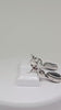 Silver Oxidized Drop Earrings with Black Stone and Pearl Details, Leaf Traditional Handmade Jewelry for Women, Ethnic Fashion Accessory