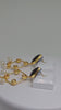 Elegant Black and Gold Chandelier Earrings - Geometric Pearl Dangle Jewelry for Women - Unique Party Statement Accessories - Gift Ideas